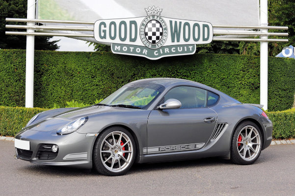 Porsche car at Goodwood motor circuit
